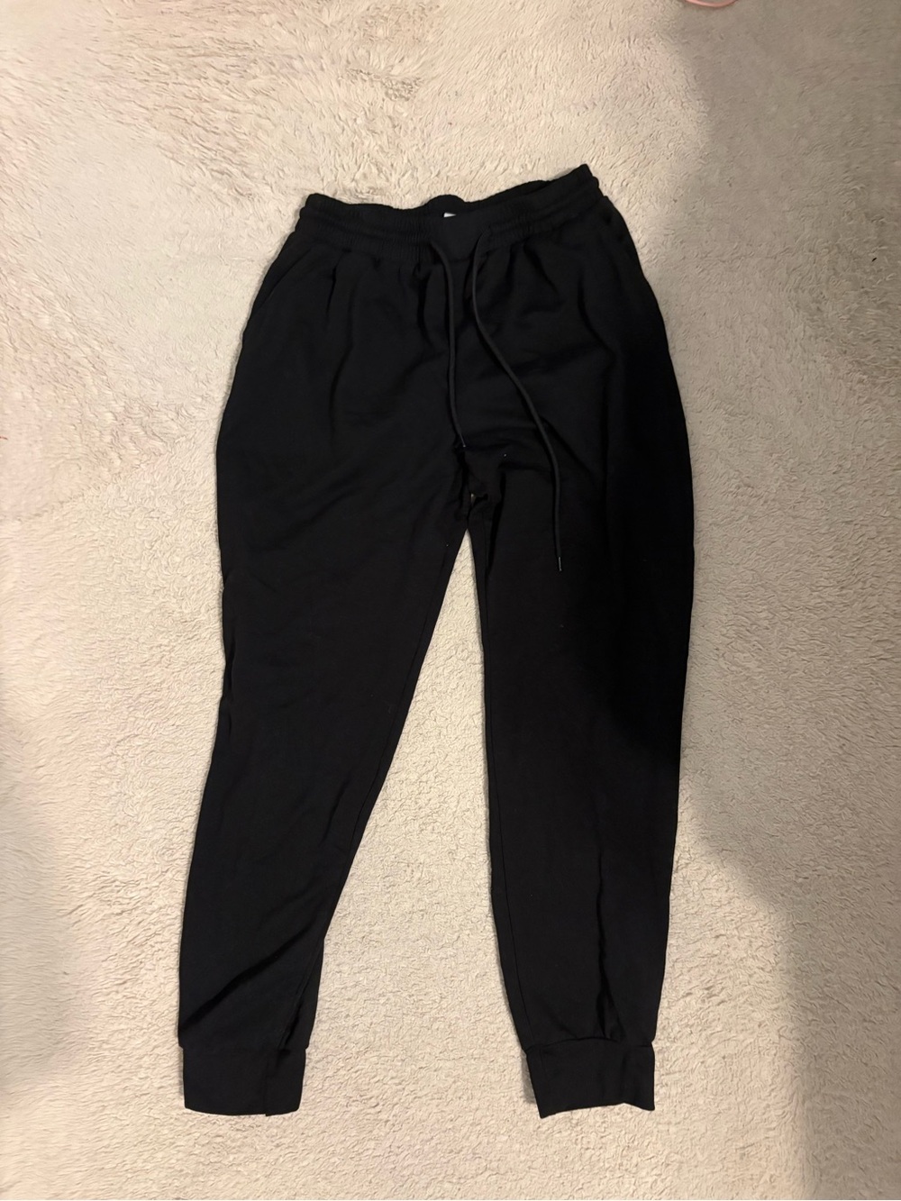 shosho Black Slim Jogger Sweatpants